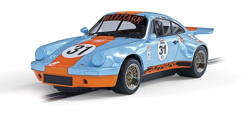 Porsche 911 RSR 3.0 - Gulf Edition - Autíčko SCALEXTRIC C4304