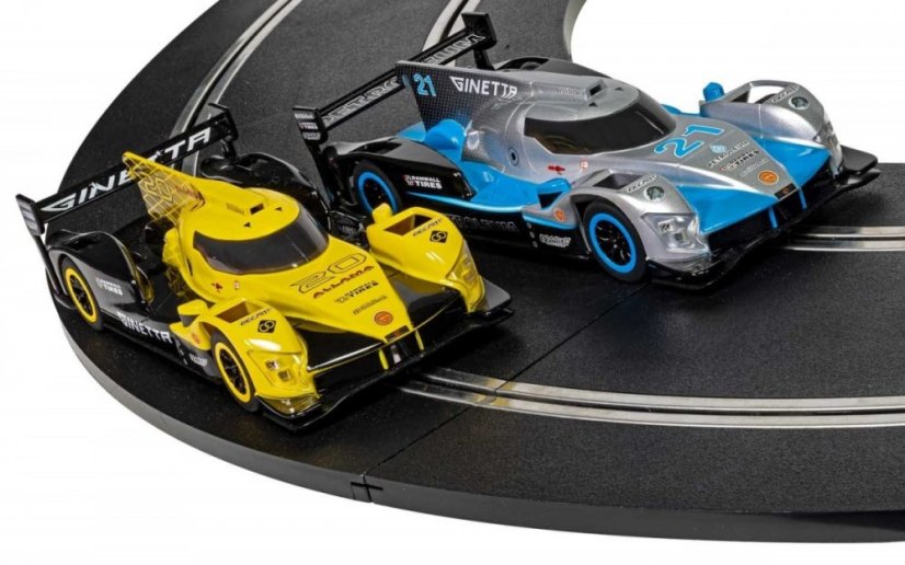 Autodráha SCALEXTRIC C1412P - Scalextric Ginetta Racers Set