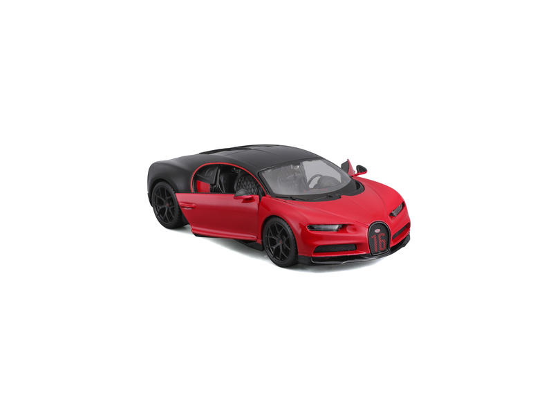 Maisto Bugatti Chiron Sport 1:24 červeno-černá