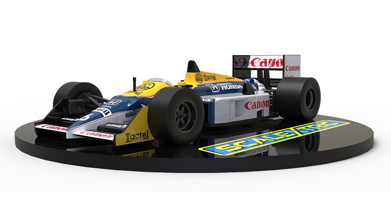 F1 Williams FW11 - Nelson Piquet 1987 World Champion - SCALEXTRIC C4309