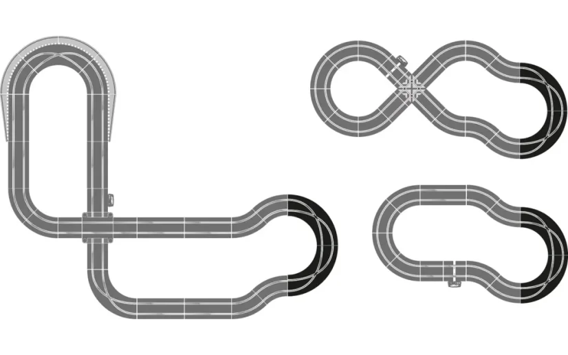 Rozšíření trati SCALEXTRIC C8193 - Racing Curves Track Accessory Pack