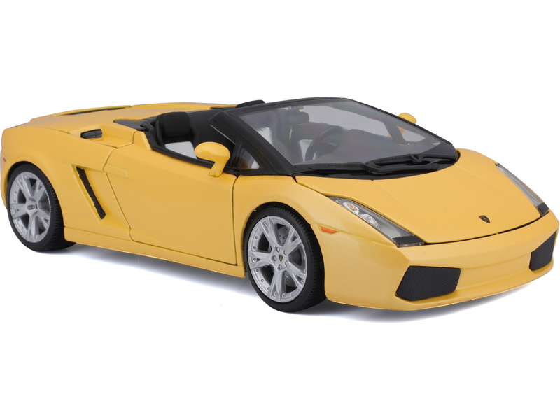 Bburago Lamborghini Gallardo Spyder 1:18 žlutá metalíza
