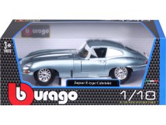 Bburago Jaguar E-type Coupe 1:18 modrá