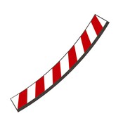 Vnitřní krajnice ke klop. zatáčce 3/30
