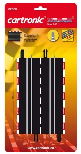 Dvojkolejnice k autodráze 1 ks, 17,7 cm