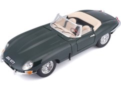 Bburago Jaguar E-type Cabriolet 1:18 zelená