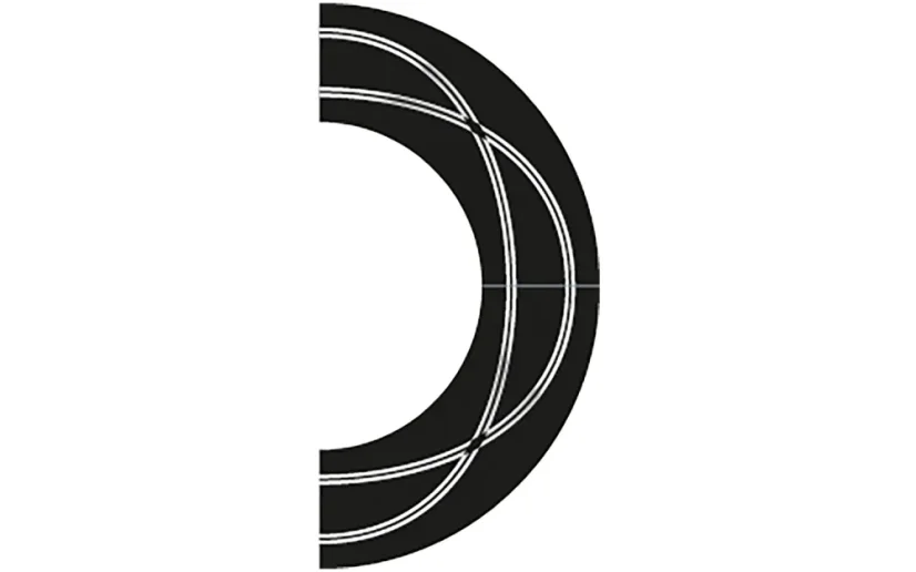 Rozšíření trati SCALEXTRIC C8193 - Racing Curves Track Accessory Pack