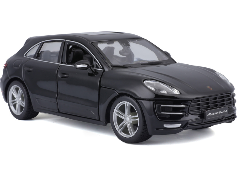 Bburago Plus Porsche Macan 1:24 černá metalíza