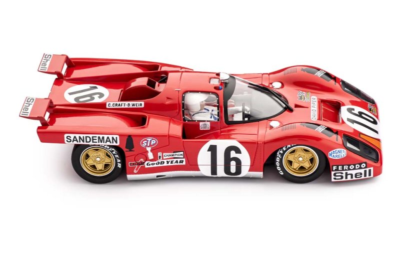 Auto SlotIt Ferrari 512M n16 LeMans 1971