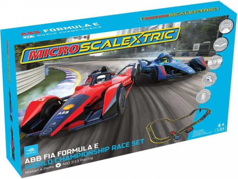 Autodráha MICRO SCALEXTRIC G1179M - Formula E World Championship (Battery Powered) (1:64)