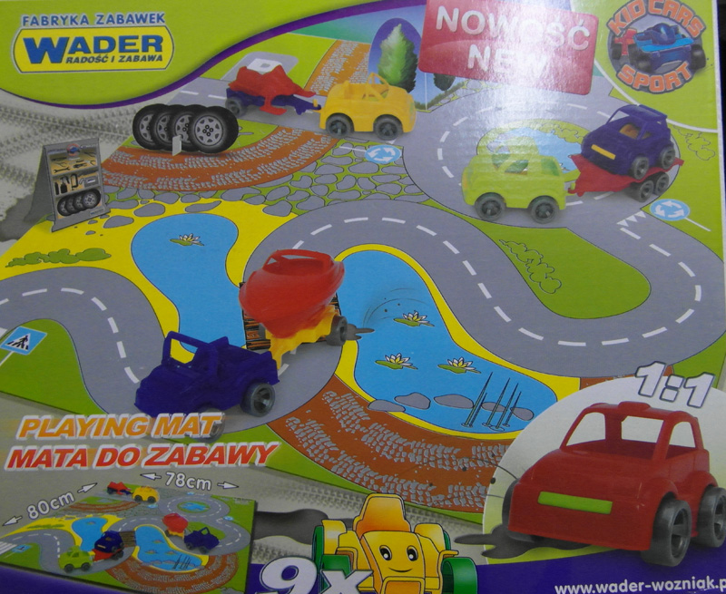 Wader - dráha na desce