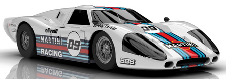 Ford MK4 Martini White Livery Shark 25Evo