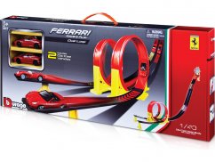 Bburago Ferrari závodní dráha se 2 lopingy