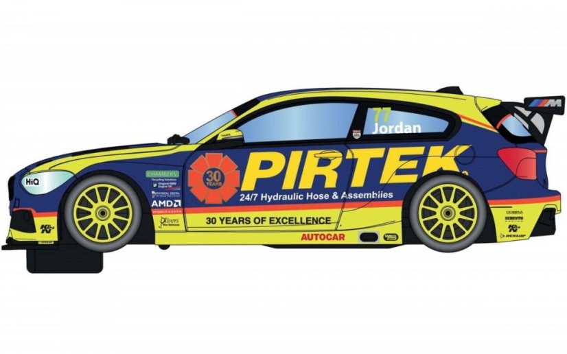 BMW 125i - BTCC 2018 - Andrew Jordan - Autíčko SCALEXTRIC C4018