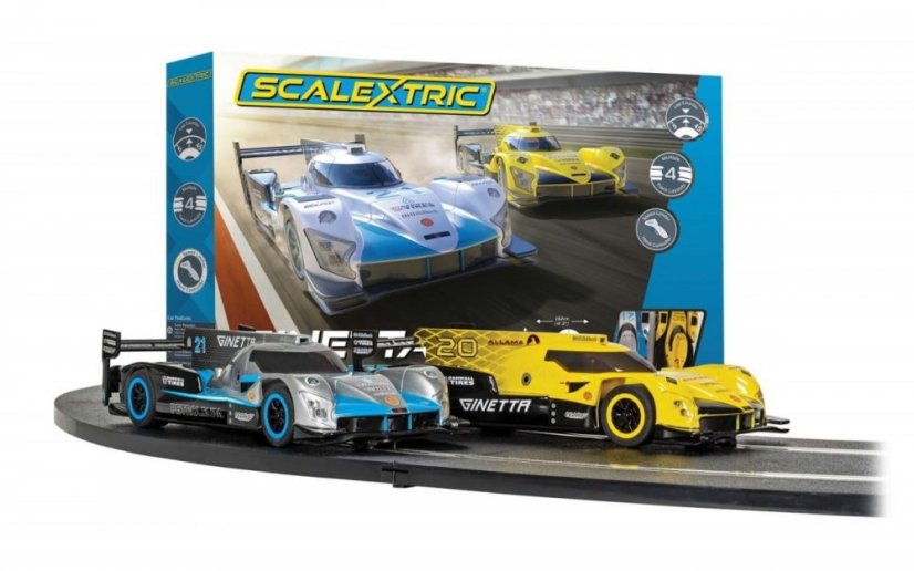 Autodráha SCALEXTRIC C1412P - Scalextric Ginetta Racers Set
