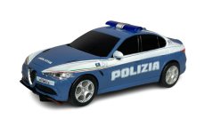 Auto Teknotoys Alfa Romeo Giulia, 1:43, polizia, na autodráhu