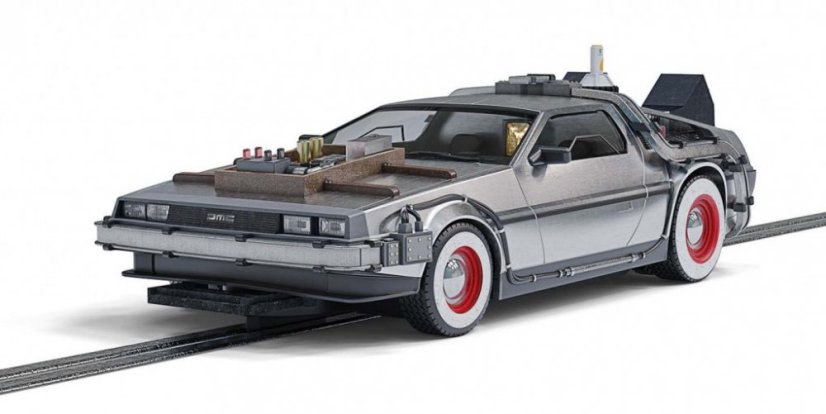 DeLorean - Back to the Future Part 3 - Návrat do budoucnosti 3 - Autíčko SCALEXTRIC C4307