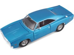 Maisto Dodge Charger R/T 1969 1:25 modrá metalíza