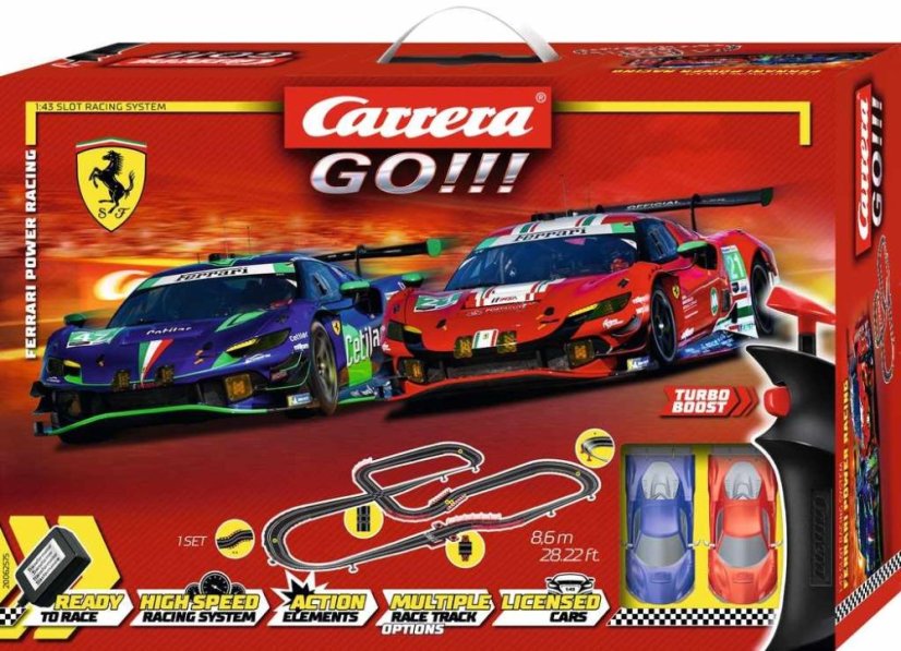 Autodráha Carrera GO 62575 Ferrari Power Racing