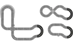 Rozšíření trati SCALEXTRIC C8193 - Racing Curves Track Accessory Pack