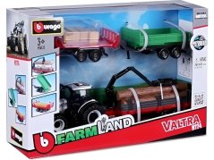 Bburago Valtra N174 s doplňky (dárkové balení)