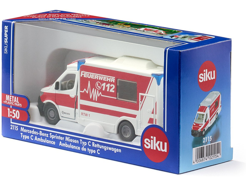 SIKU Super - ambulance Mercedes-Benz Sprinter 1:50