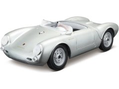 Maisto Porsche 550 A Spyder 1:18 stříbrná