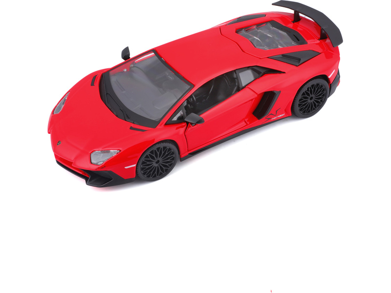 Bburago Lamborghini Aventador LP 750-4 SV 1:24 červená