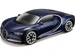 Bburago Bugatti Chiron 1:43 modrá metalíza