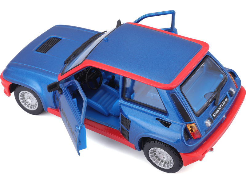 Bburago Renault 5 Turbo 1:24 modrá