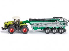 SIKU Farmer - Claas Xerion traktor s cisternou 1:87