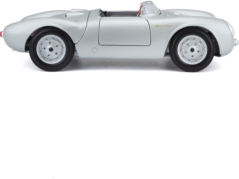 Maisto Porsche 550 A Spyder 1:18 stříbrná