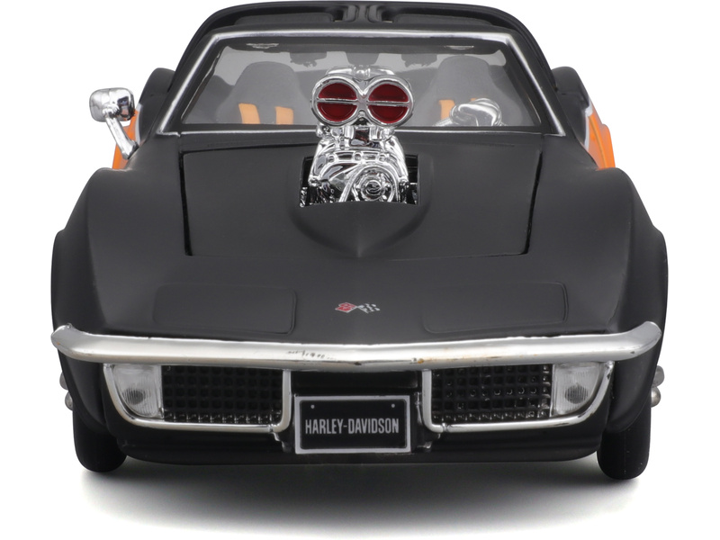 Maisto Harley-Davidson Custom - Chevrolet Corvette 1970 1:24