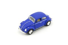 Auto Kinsmart VW Classical Beetle červené kov/plast 13cm na zpětné natažení