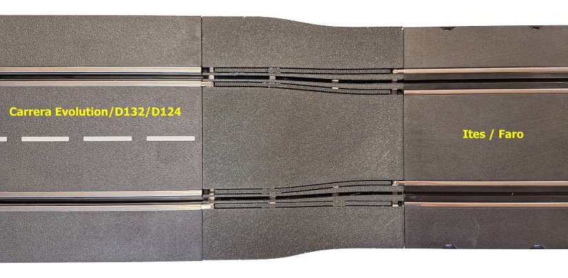 Přechod/redukce Carrera EVO/D132/D124 - Faro/Ites