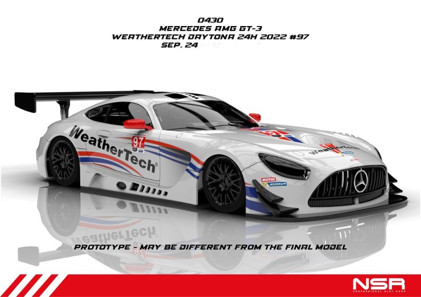 SR Mercedes-AMG GT3 Evo Weathertech Daytona 24h 2022 č.97