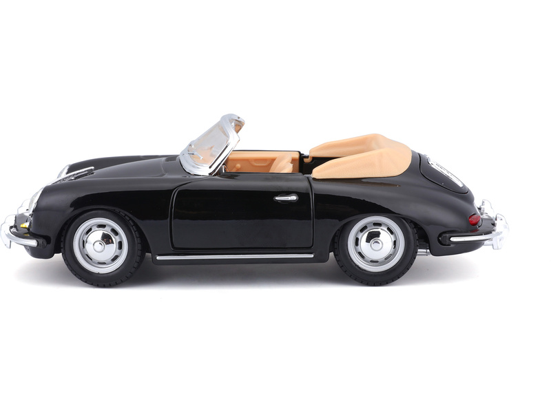 Bburago Porsche 356B Cabriolet 1961 1:24 černá