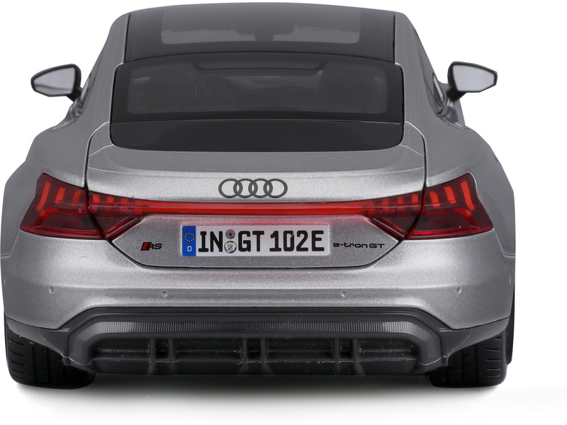 Bburago Audi RS E-tron GT 1:18 stříbrná