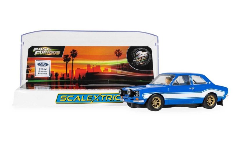 Autíčko Film & TV SCALEXTRIC C4677 - Ford Escort MK1- Fast and Furious Edition (1:32)