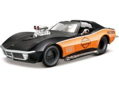 Maisto Harley-Davidson Custom - Chevrolet Corvette 1970 1:24