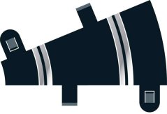 R1 Curve 22.5° 1 pc
