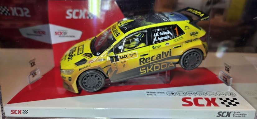 SCX Original Škoda Fabia WRC2 - Cohete Suárez - Špinavá verze