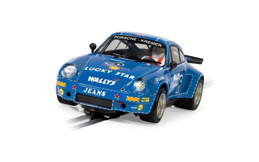 Porsche 911 Carrera RSR 3.0 - Wallys Jeans - Autíčko SCALEXTRIC C4398