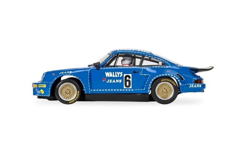 Porsche 911 Carrera RSR 3.0 - Wallys Jeans - Autíčko SCALEXTRIC C4398