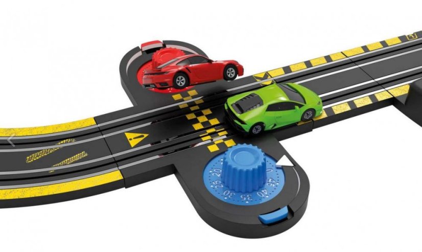 Autodráha MICRO SCALEXTRIC G1178M - Super Speed Race Set - Lamborghini vs Porsche