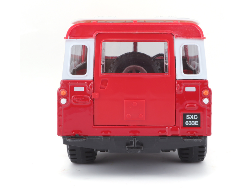 Bburago Land Rover Series II 1:24 červená