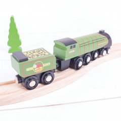 Bigjigs Rail Dřevěná replika lokomotiva Eisenhower