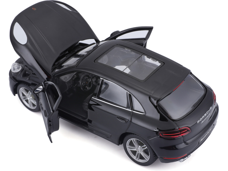 Bburago Plus Porsche Macan 1:24 černá metalíza