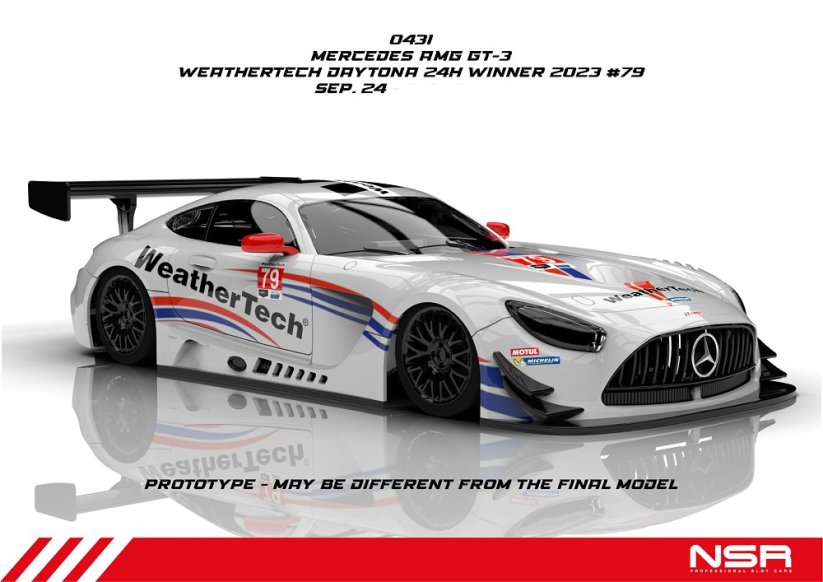 SR Mercedes-AMG GT3 Evo Weathertech Daytona 24h 2022 č.79