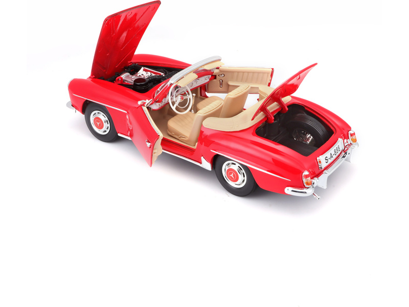 Maisto Mercedes-Benz 190SL 1955 1:18 červená